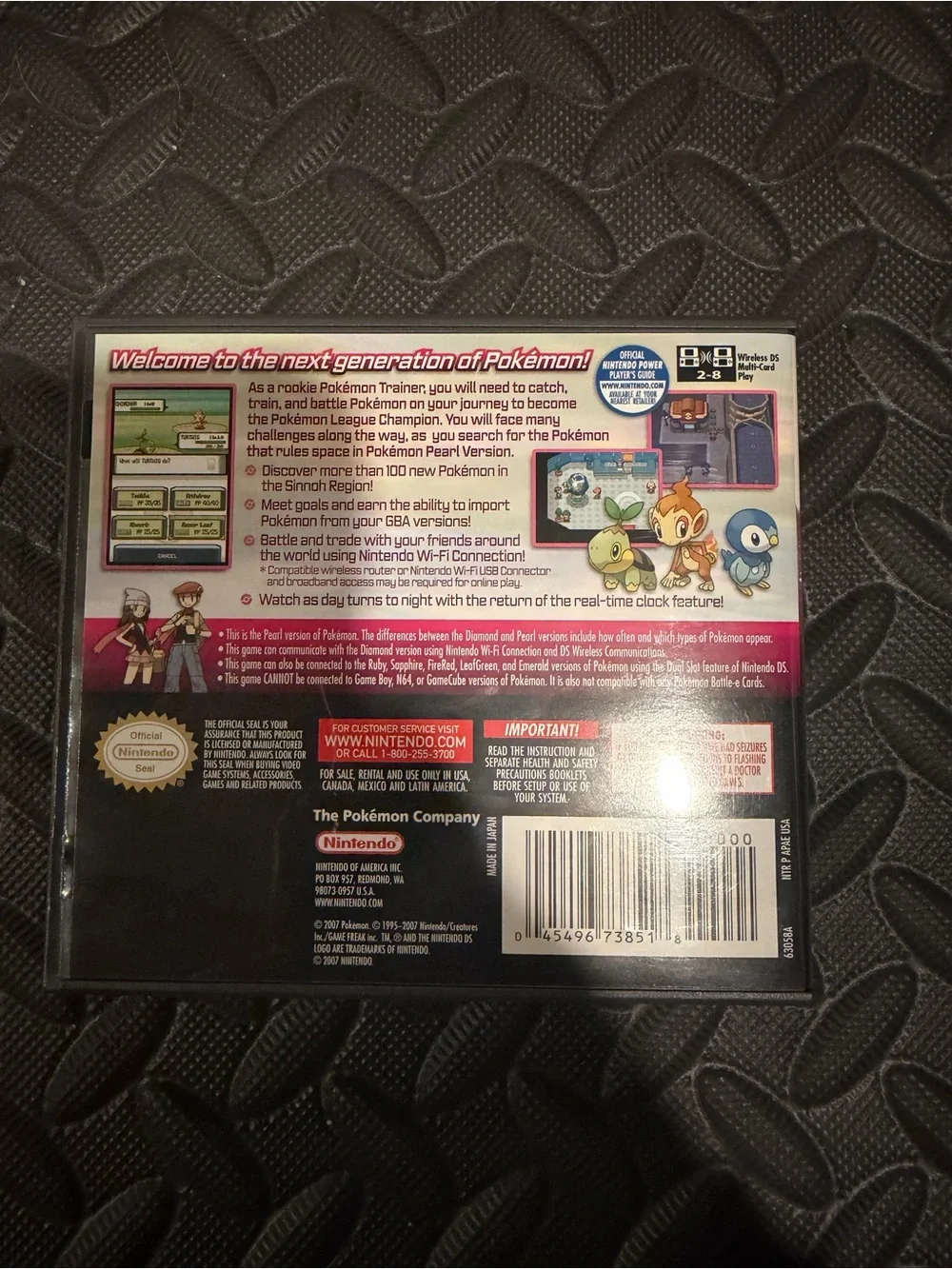 Nintendo DS Pokémon Pearl